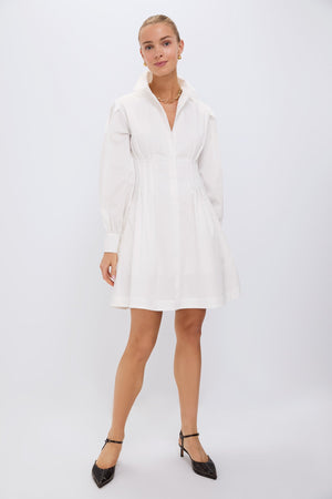 White Genevieve Mini Dress