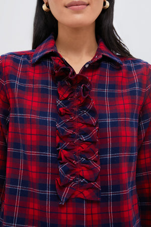 Red Plaid Beaufort Button Down