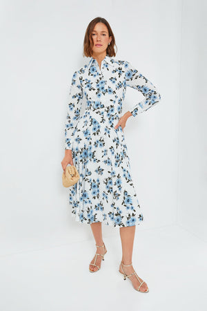 Small Dahlia Baby Blue Jancine Dress