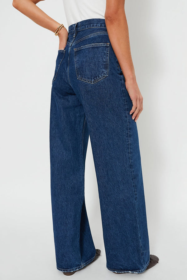 Enamour High Rise Wide Leg Dame Jean