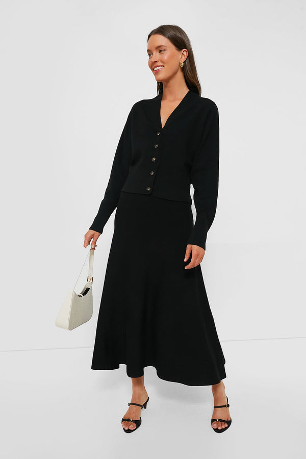 Black Knit Beverly Cardigan