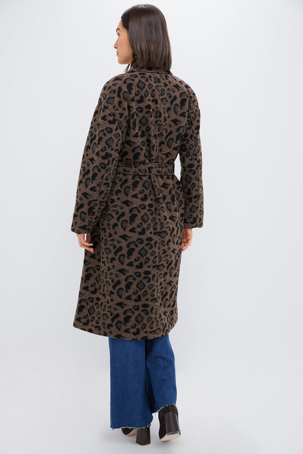 Cheetah Abbott Wrap Coat