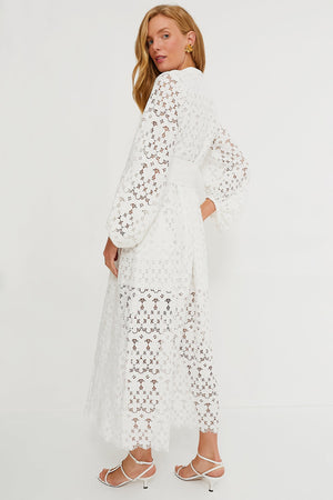 White Lace Calliope Dress