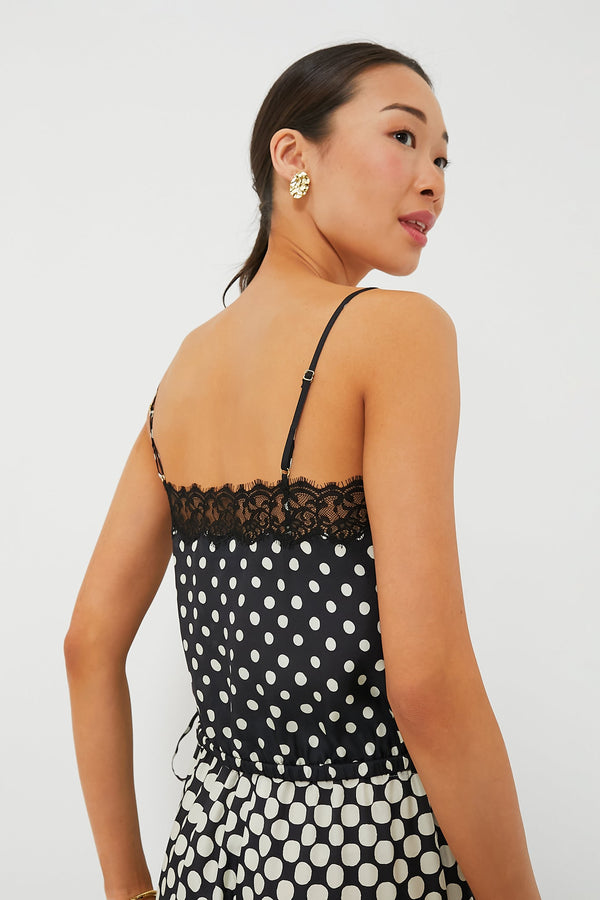 Spotted Geo Black Cordoba Top