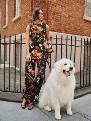 Baroque Floral Erin Pants