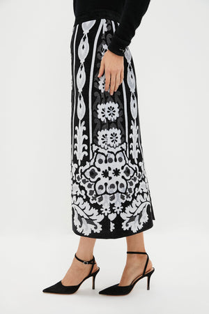 Knit Jacquard Catania Skirt
