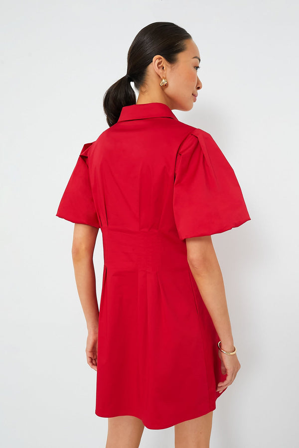 Red Mini Delaney Dress