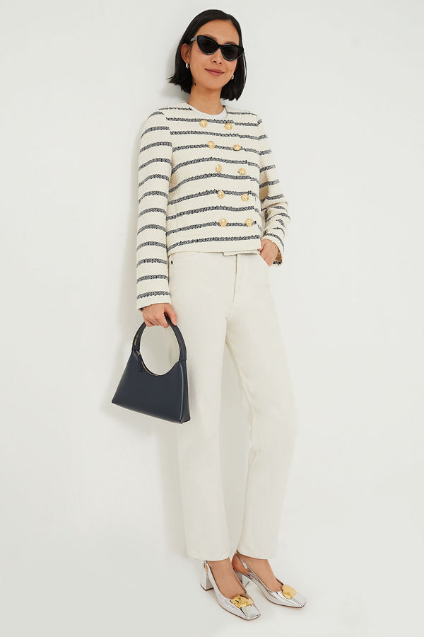 Navy Stripe Marais Jacket