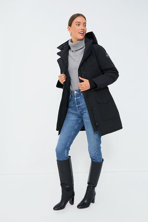 Black Noir Black Disc Trillium Parka