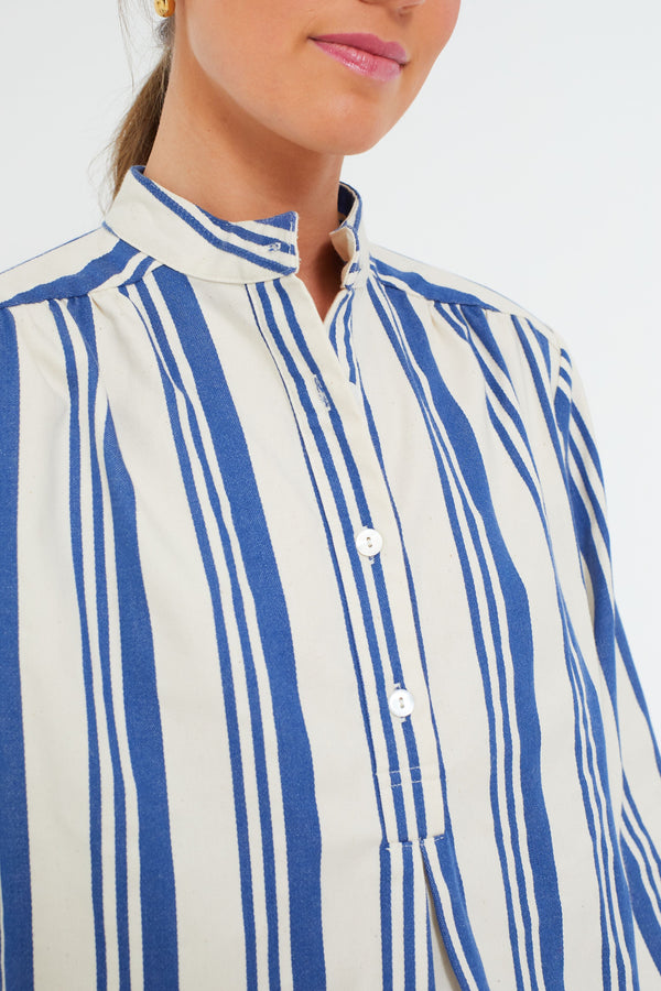 French Blue Stripe Alix Top