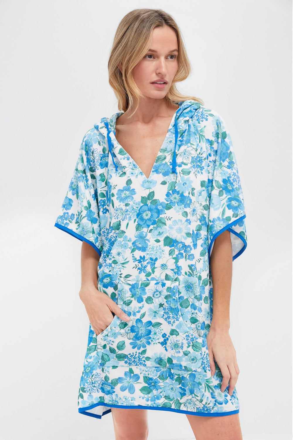 Blooming Garden Terrycloth Cabana Coverup