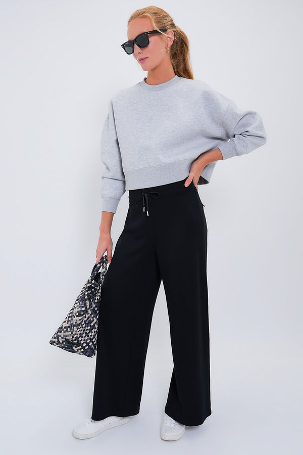 Heathered Gray Cropped Evans Pullover