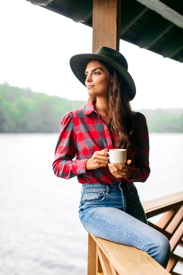 Red Plaid Saranac Shirt
