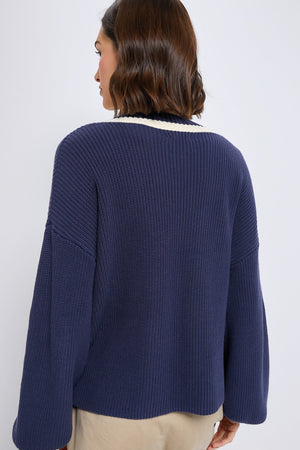 Washed Navy Ashe Sweater