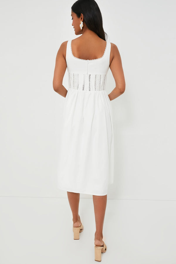White Giada Midi Dress