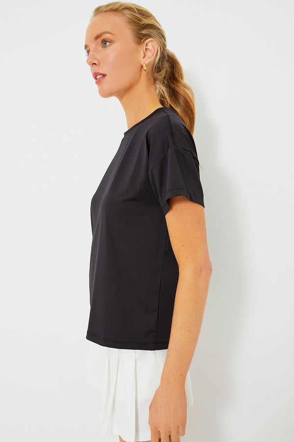 Black Short Sleeve Ryan Boyfriend Tee