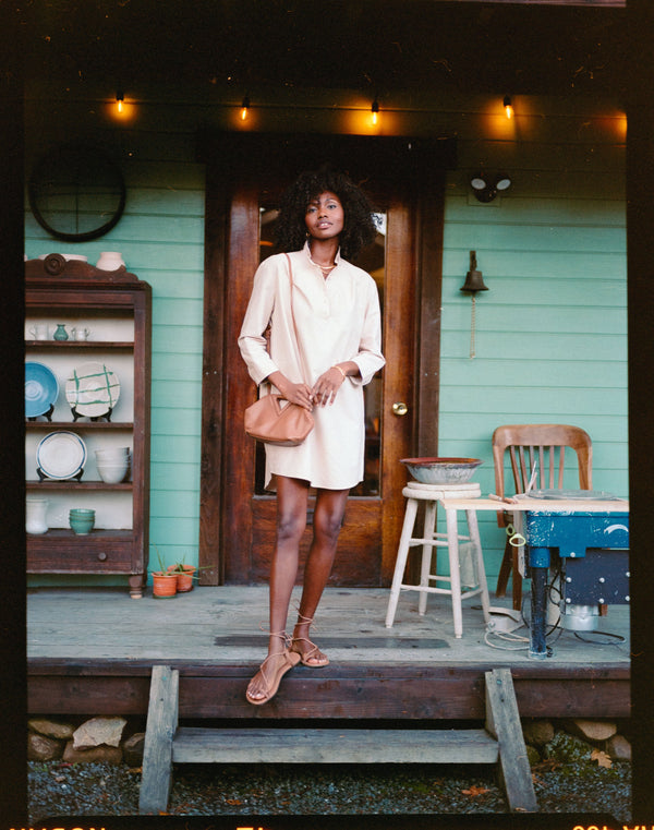 Tan Polly Dress