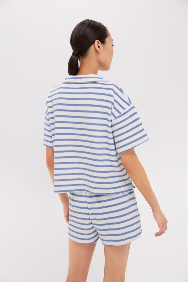 Striped Terrycloth Tybee Top