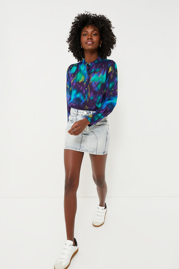 Light Blue Denim Vesna Skirt