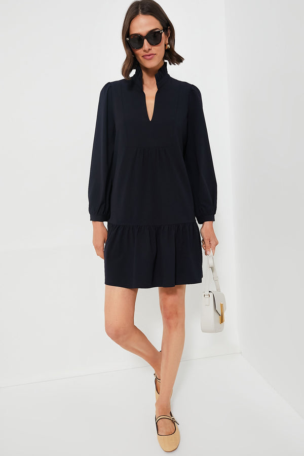Navy Crepe Palmerston Dress