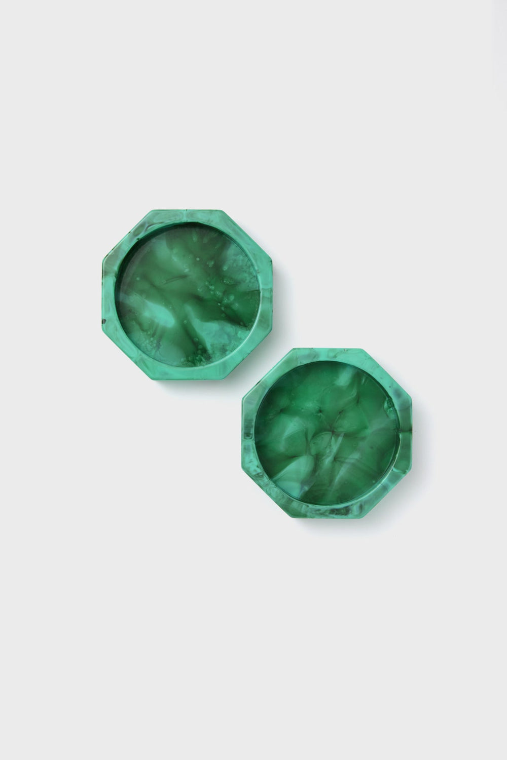 Malachite Marble Catena Wine Coaster Set of 2