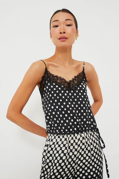Spotted Geo Black Cordoba Top