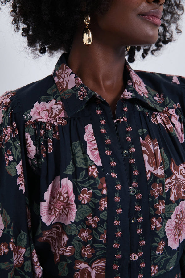 Juliet Print Gillian Midi Dress