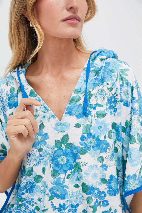 Blooming Garden Terrycloth Cabana Coverup