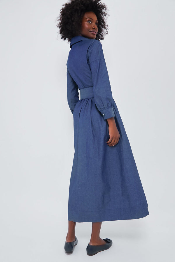 Chambray Comporta Dress