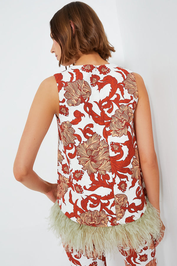 Reef La Scala Top with Feathers