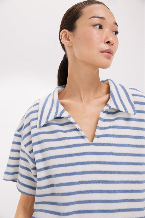 Striped Terrycloth Tybee Top