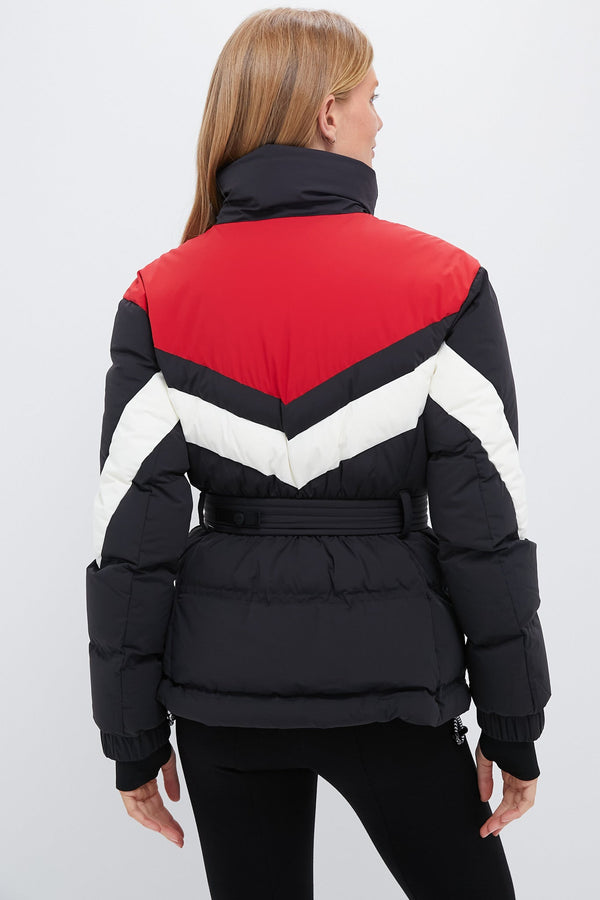 Jet Black and Red JG Ski Parka