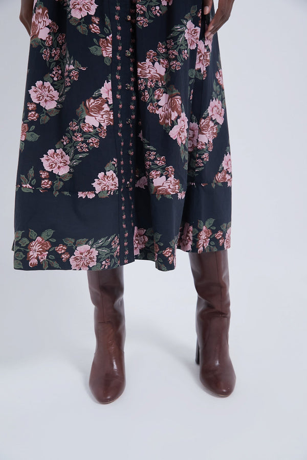 Juliet Print Gillian Midi Dress