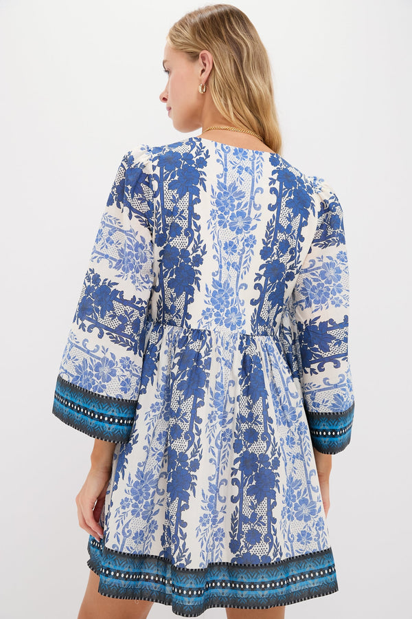 Bondi Blues Cotton Voile Izzie Dress