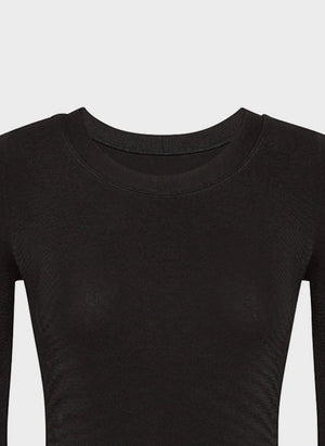 Black Tokio String Bodysuit
