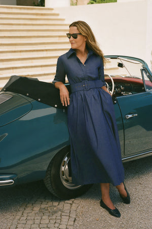 Chambray Comporta Dress