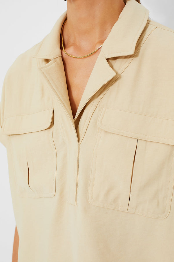 Khaki Scottie Shirt