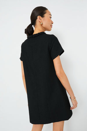 Black Tweed Jackie Dress