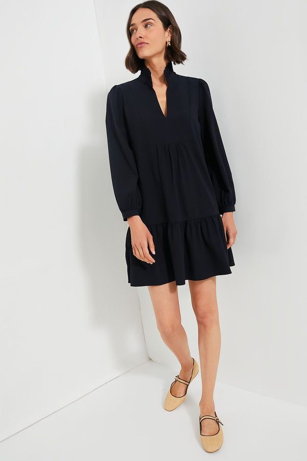 Navy Crepe Palmerston Dress