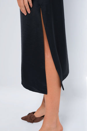 Black Isabel Longsleeve Dress