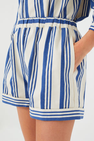 French Blue Stripe Louis Short
