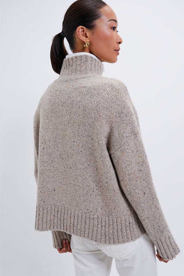 Marled Oat Hannah Turtleneck Sweater