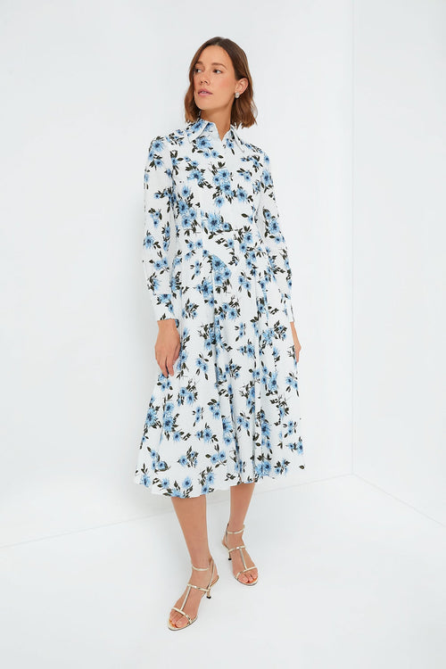 Small Dahlia Baby Blue Jancine Dress
