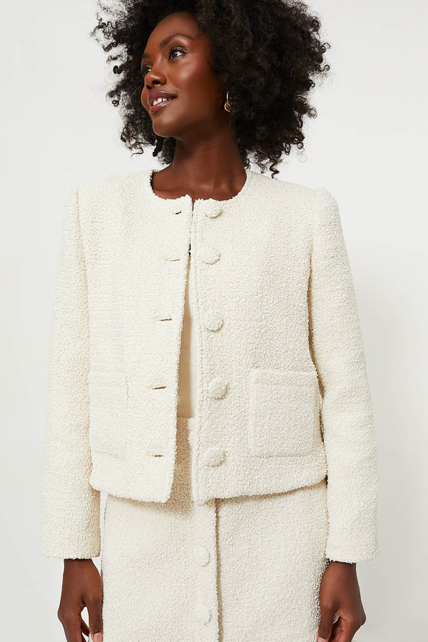 Cream Tweed Marilyn Jacket