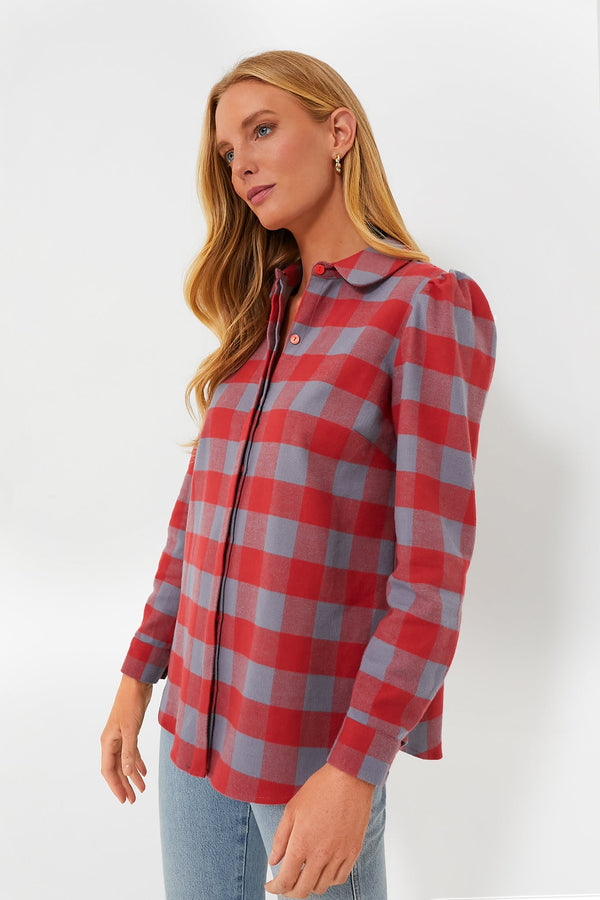 Red Plaid Saranac Shirt