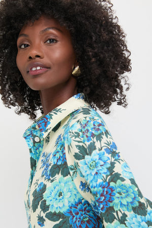 Wild Zinnia Linen Callahan Shirt Dress