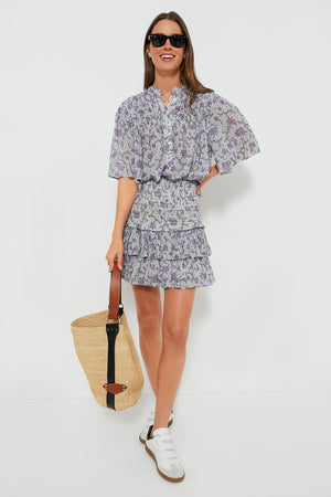 Ecru Lilac Destiny Blouse