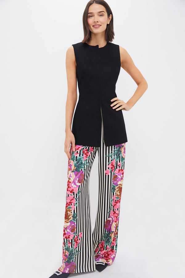 Black Rhoda Tunic Top