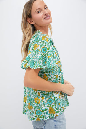 Lagoon Wildflower Cassis Top