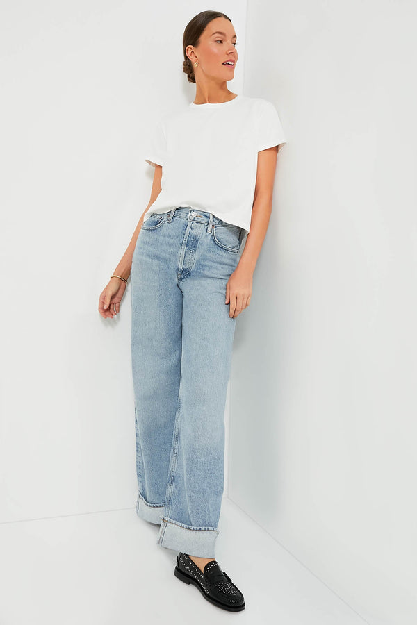 White Presley Boyfriend Tee